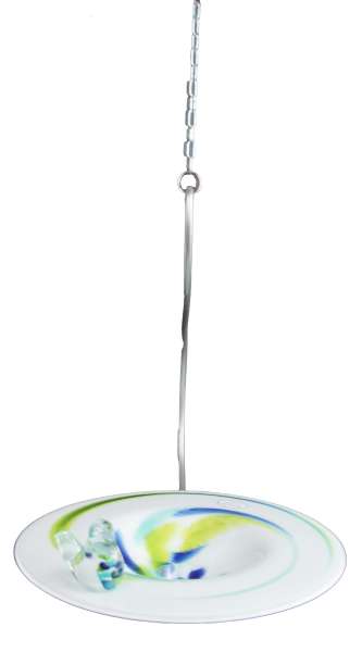 Glas Vogeltränke Mint mit elegantem Design!!